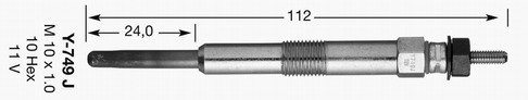 žeraviaca sviečka NGK (5013)